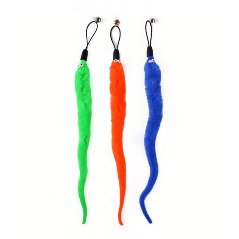 11Pack Interactive Cat Wand Toy Set Feather Bell Teaser Toys For Cats And Kittens 3
