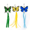 11Pack Interactive Cat Wand Toy Set Feather Bell Teaser Toys For Cats And Kittens 4