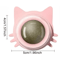 Rotatable Natural Catnip Wall Toy StickOn Catnip Ball Treat Scratcher Toy For Cats 1