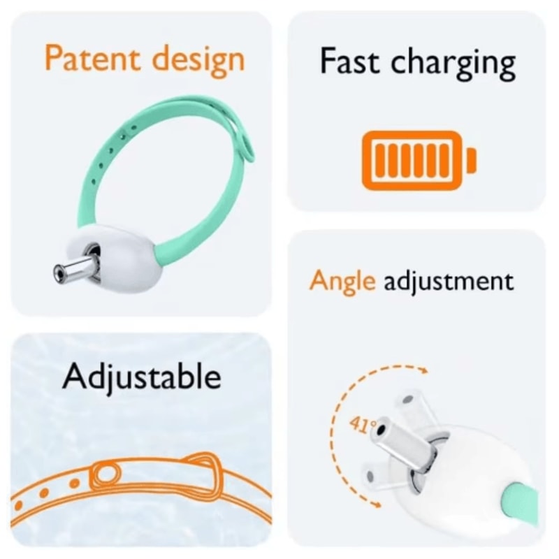 Automatic Cat Laser Toy Collar With Intelligent LED Light 7