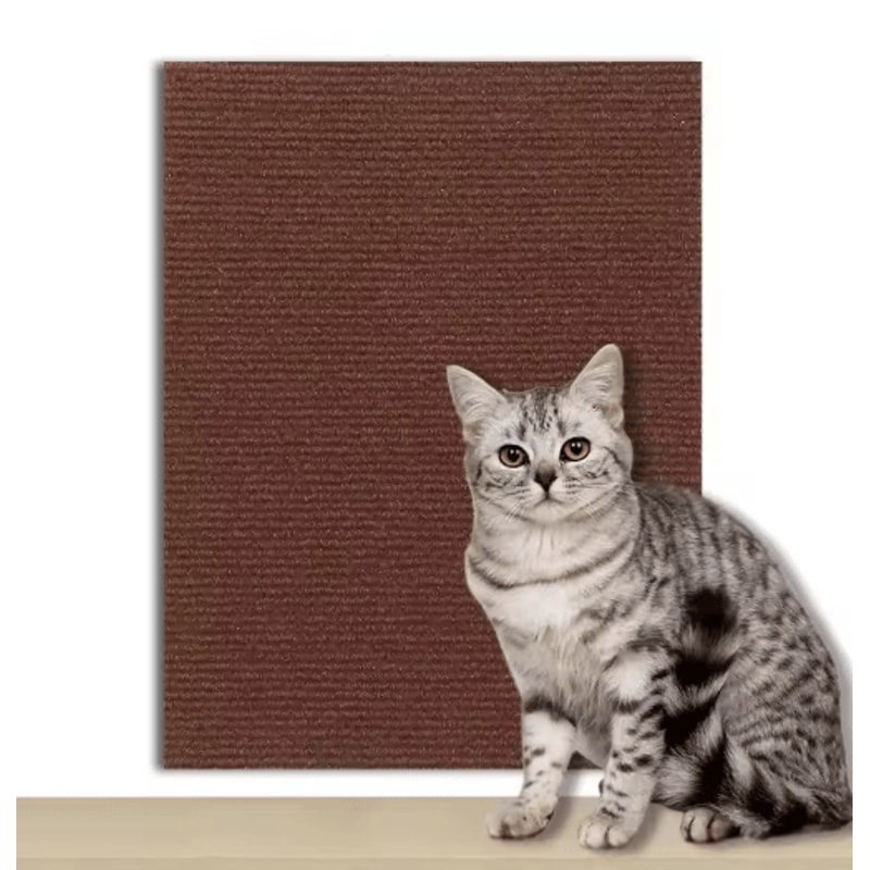 SelfAdhesive Cat Scratching Mat Trimmable Furniture Wall Protector 1