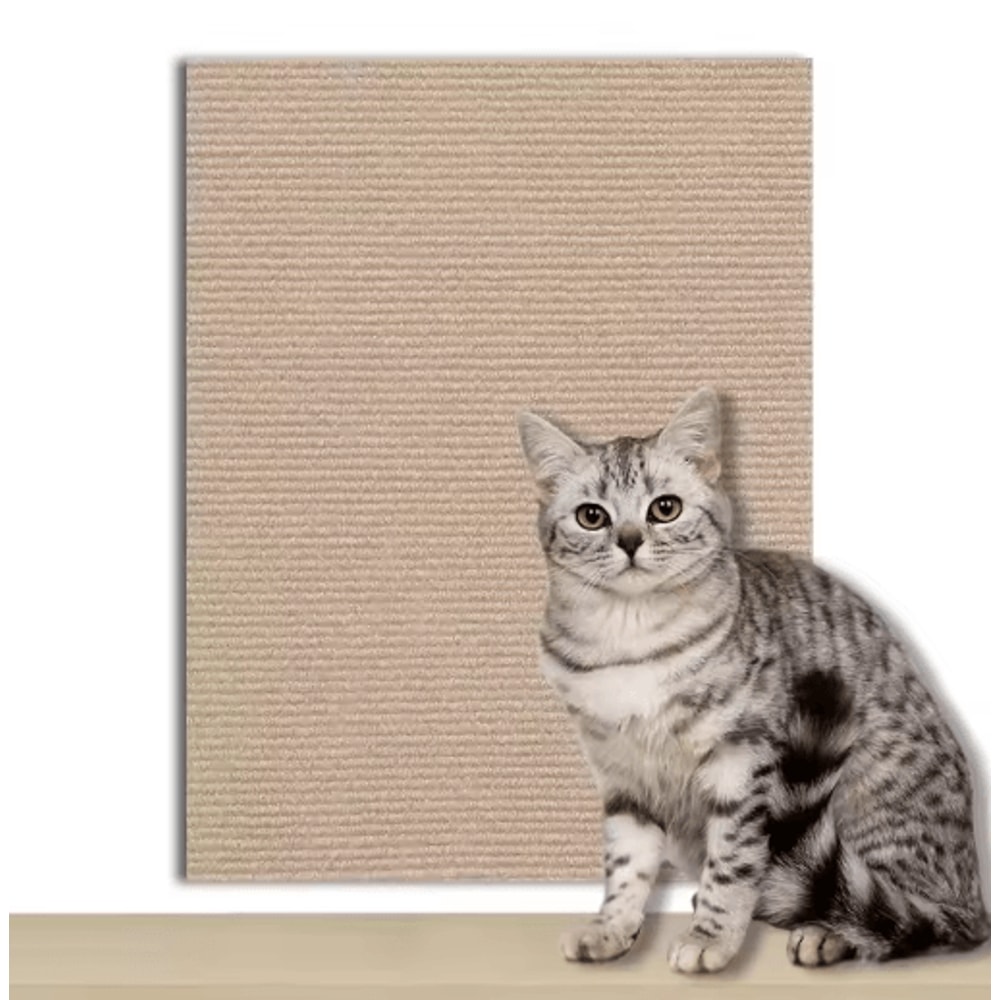 SelfAdhesive Cat Scratching Mat Trimmable Furniture Wall Protector 3