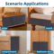 SelfAdhesive Cat Scratching Mat Trimmable Furniture Wall Protector 8