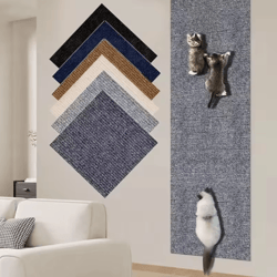 self-adhesive cat scratching mat trimmable furniture & wall protector