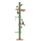Adjustable Height Cat Tree Floor To Ceiling Cat Tower With Condo Hammock 2