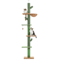 Adjustable Height Cat Tree Floor To Ceiling Cat Tower With Condo Hammock 2