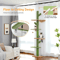 Adjustable Height Cat Tree Floor To Ceiling Cat Tower With Condo Hammock 4