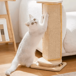 natural sisal cat scratcher mat floor scratch pad for furniture protection