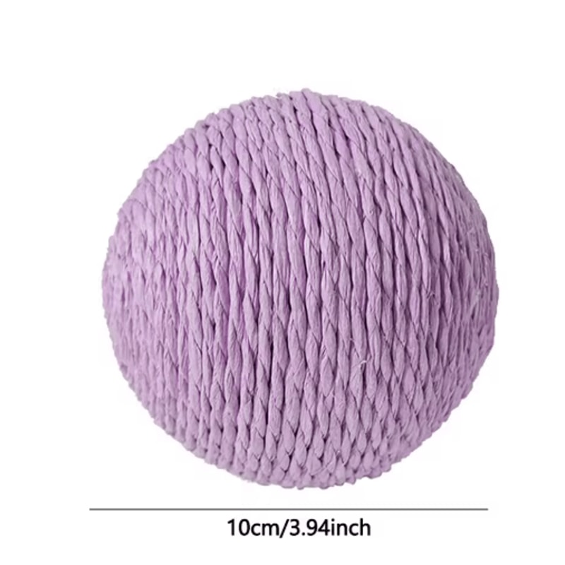 Interactive Sisal Cat Scratching Ball Toy For Kittens Indoor Cats 4