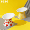 Elevated Ceramic Cat Bowls AntiTip Pet Food Water Dish Set 5