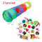 Rainbow Cat Tunnel Collapsible Interactive Play Tube For Cats Puppies 8