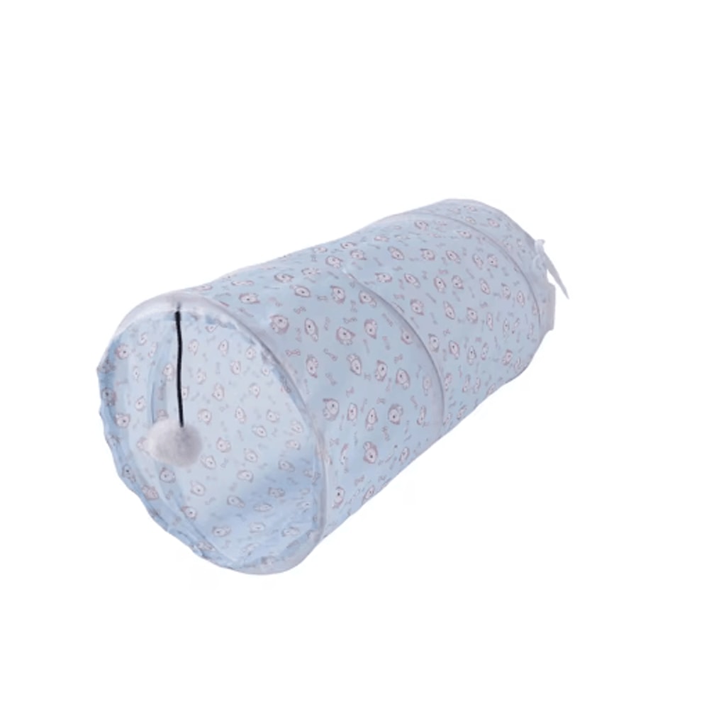 Rainbow Cat Tunnel Collapsible Interactive Play Tube For Cats Puppies 23