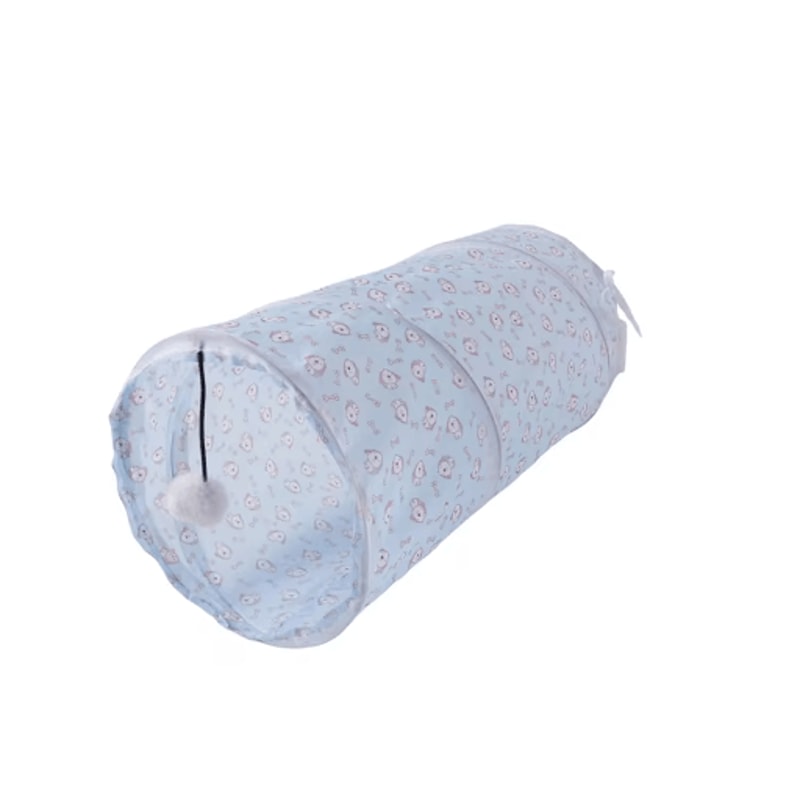Rainbow Cat Tunnel Collapsible Interactive Play Tube For Cats Puppies 23