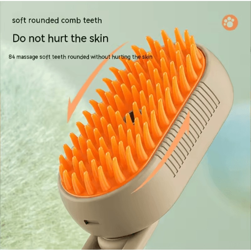 Electric Pet Spray Comb For Cats Dogs With Self Cleaning Massage Brush 7