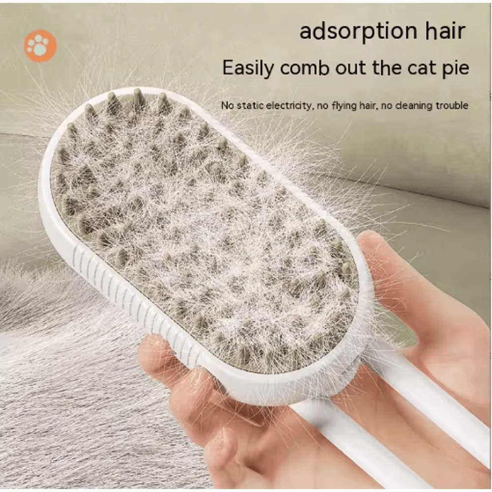 Electric Pet Spray Comb For Cats Dogs With Self Cleaning Massage Brush 9