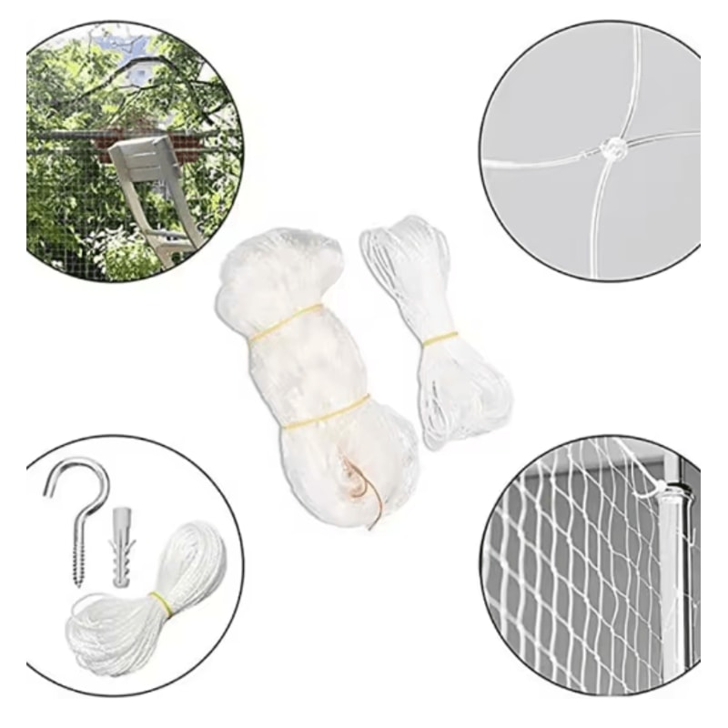 Protective Cat Safety Net For Balcony Window Garden Fall Prevention 5