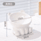 Elevated Ceramic Cat Bowl With Diagonal High Feet Neck Protection Design 6