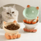Elevated Ceramic Cat Bowl With Diagonal High Feet Neck Protection Design 8