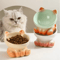 Elevated Ceramic Cat Bowl With Diagonal High Feet Neck Protection Design 8