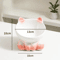 Elevated Ceramic Cat Bowl With Diagonal High Feet Neck Protection Design 9