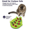 Interactive Cat Puzzle Toy With Adjustable Treat Feeding Challenge 0