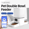 6L Smart WiFi Automatic Pet Feeder With Double Bowl Timed Feeding 2