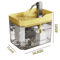 USB Cat Water Fountain With Auto Filter Transparent Water Dispenser 4