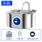 32L Stainless Steel Cat Water Fountain Automatic Pet Drinking Dispenser 2