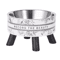 Stainless Steel Elevated Pet Bowls Raised Food Water Dish Set 1
