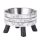 Stainless Steel Elevated Pet Bowls Raised Food Water Dish Set 6