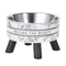 Stainless Steel Elevated Pet Bowls Raised Food Water Dish Set 6