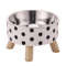 Stainless Steel Elevated Pet Bowls Raised Food Water Dish Set 7
