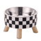 Stainless Steel Elevated Pet Bowls Raised Food Water Dish Set 8