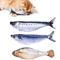 Interactive Flopping Fish Cat Toy With Motion Sensor Wagging Tail Action 0