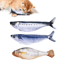Interactive Flopping Fish Cat Toy With Motion Sensor Wagging Tail Action 0