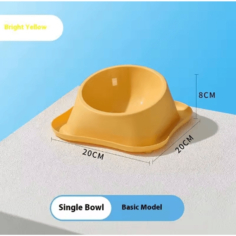 Stainless Steel Double Pet Bowl With NonSlip Elevated Neck Protection Design 10