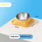 Stainless Steel Double Pet Bowl With NonSlip Elevated Neck Protection Design 7