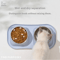 Stainless Steel Double Pet Bowl With NonSlip Elevated Neck Protection Design 15