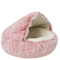 Soft Plush Covered Cat Bed Warm Round Sleeping Cave For Cats Small Dogs 3