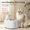 AquaSense Wireless Cat Water Fountain With Motion Sensor Stainless Steel Tray 6