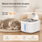 AquaSense Wireless Cat Water Fountain With Motion Sensor Stainless Steel Tray 7