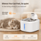 AquaSense Wireless Cat Water Fountain With Motion Sensor Stainless Steel Tray 7