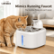 AquaSense Wireless Cat Water Fountain With Motion Sensor Stainless Steel Tray 8