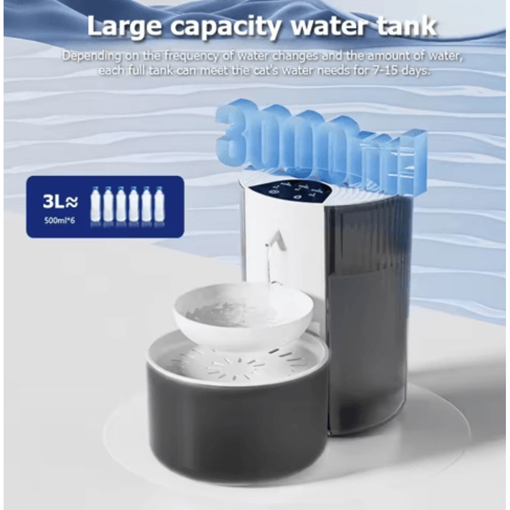 PureFlow SelfCleaning Pet Water Dispenser With Clean Dirty Water Separation 3