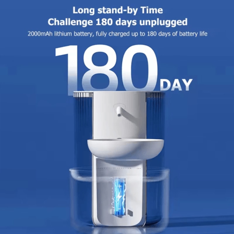 PureFlow SelfCleaning Pet Water Dispenser With Clean Dirty Water Separation 5