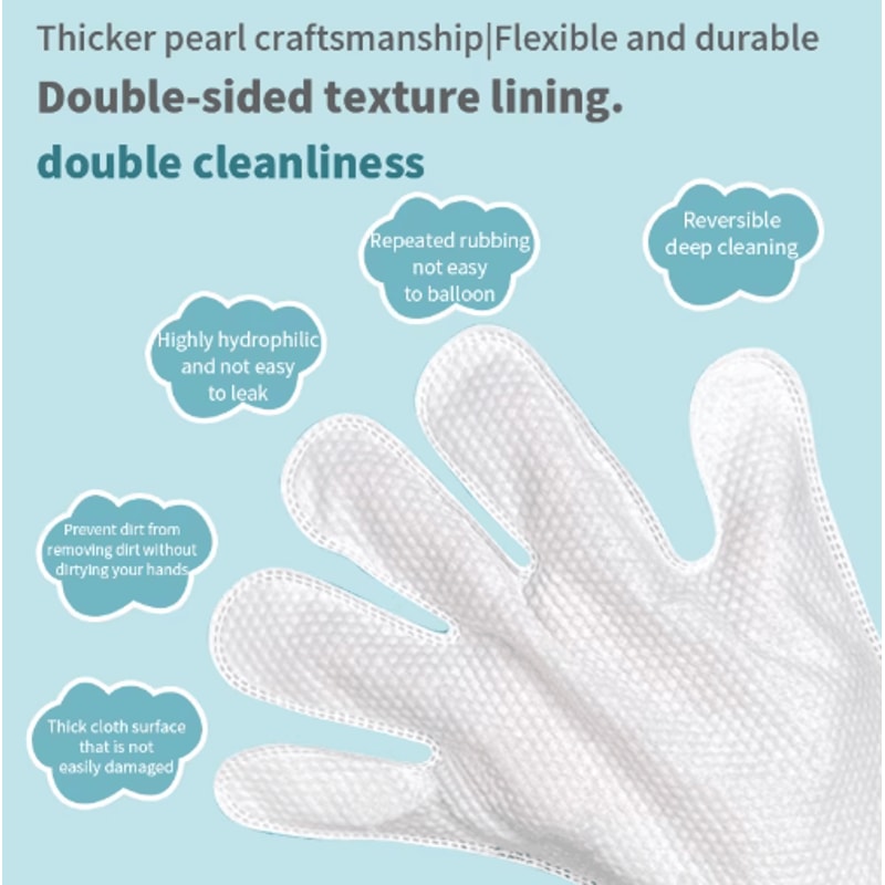 PetClear Deodorizing Glove Wipes For Dogs Cats Quick FullBody Cleaning Care 2