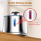 ClearFlow Stainless Steel Pet Water Fountain With Motion Sensor Quiet Filtration 6