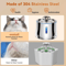 ClearFlow Stainless Steel Pet Water Fountain With Motion Sensor Quiet Filtration 8