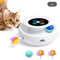 PlayPounce 2in1 Smart Interactive Cat Toy With Automatic Feather Rolling Ball 2
