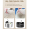VOFORD 32L Automatic Stainless Steel Cat Water Fountain Wireless Sensor Pet Water Dispenser 3